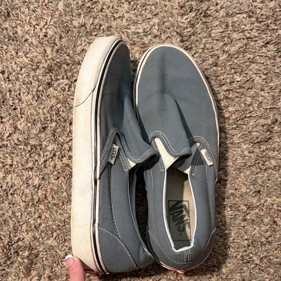 Women’s Vans Classic Slip-On blue/gray in color Canvas - Picture 5 of 5
